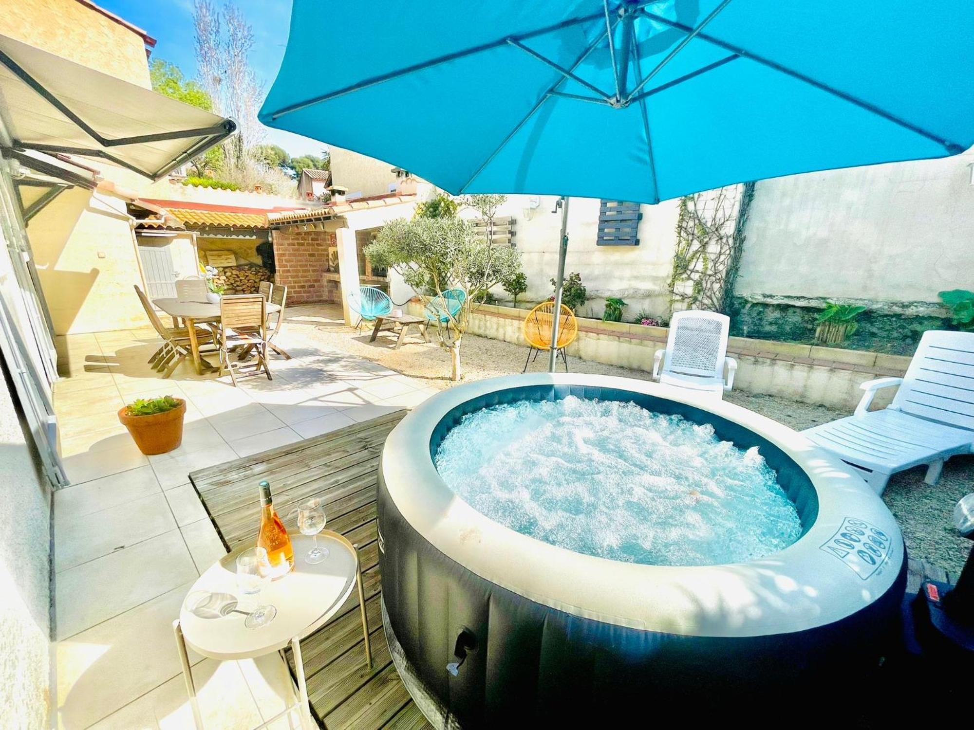 Villa Confort Jacuzzi Barbecue Clim Parking Marselha Exterior foto